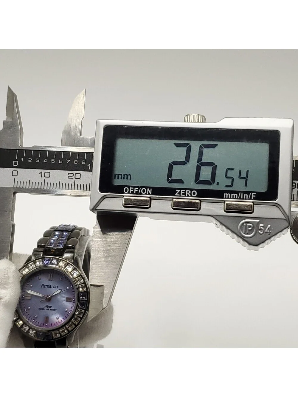Armitron Now Purple/Black Watch Women 26mm New Battery